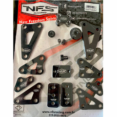 KIT 17 PEÇAS DE ALUMINIO NFS RACING ANODIZADAS TORNADO/XRE300