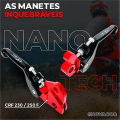 KIT MANETE RETRÁTIL BMS NANOTECH CRF230/250F PRETO - comprar online