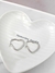 AQ1200 ARGOLLAS PLANA CON FORMA DE CORAZON 2 CM