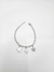 PQ611 PULSERA ESLABONES LARGOS CON DIJES ESTRELLAS - comprar online