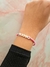 PQ648 PULSERA CANUTILLOS ROSA LOVE