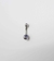 DH214 PIERCING OMBLIGO CON STRASS violeta