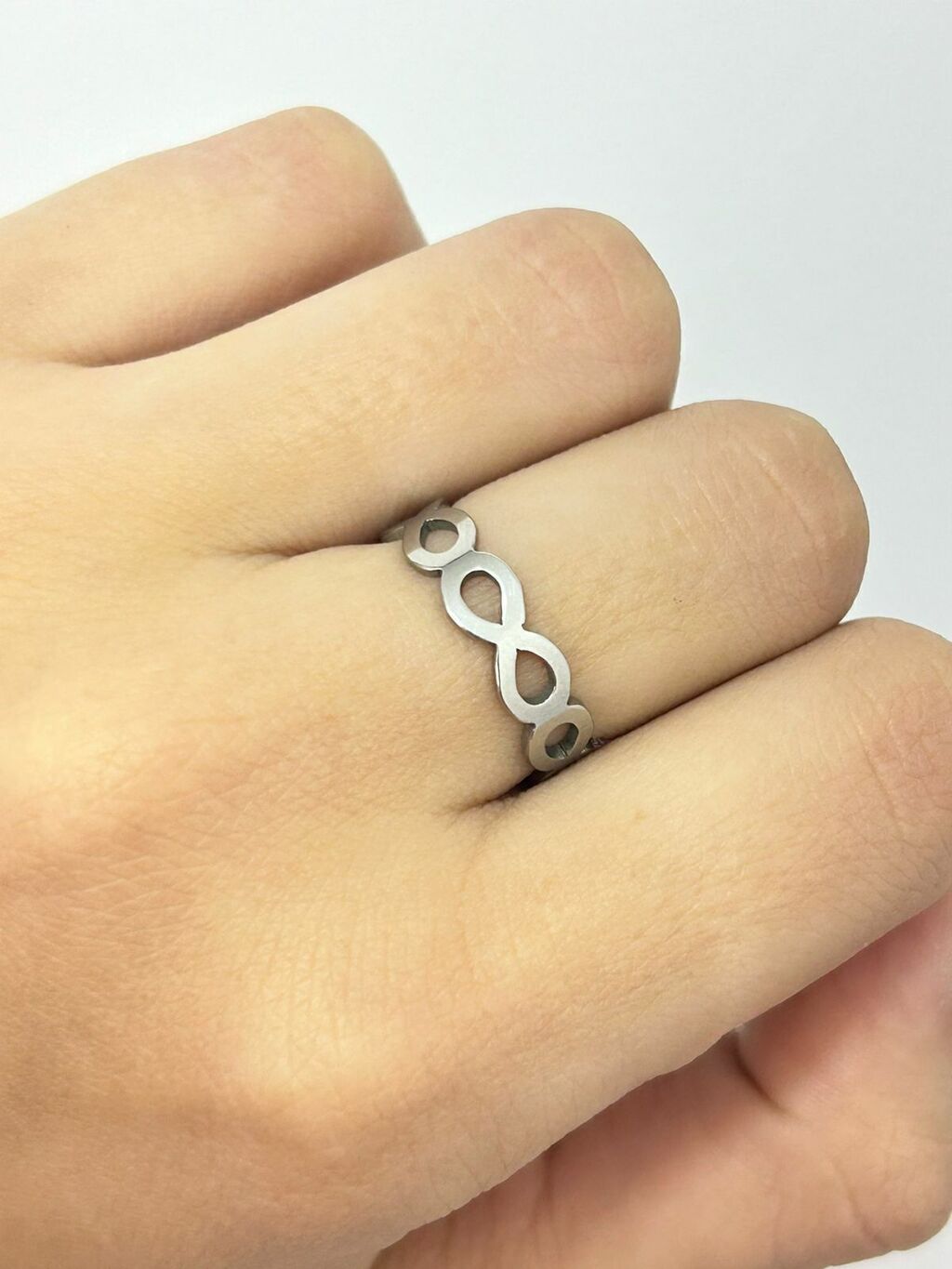 Anillo infinito online acero quirurgico