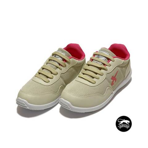 ZAPATILLAS DEPORTIVA JAGUAR MUJER BEIGE CORAL