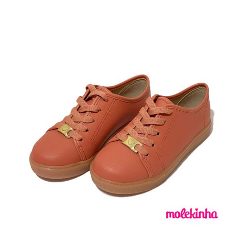 ZAPATOS CASUAL MOLEKINHA NENA SALMON