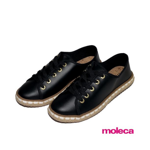 ZAPATOS MOLECA CASUAL NEGRO