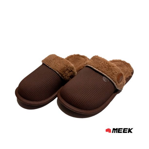 PANTUFLAS MEEK CORDERITO CHOCOLATE