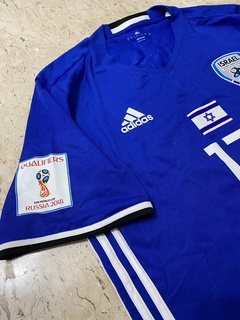 Camisa Match Worn Adidas Adizero Seleção Israel 2016 - Usada em Jogo contra a Itália Qualifies Rússia 2018 na internet