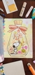 Cuaderno A4 con discos Snoopy. - comprar online