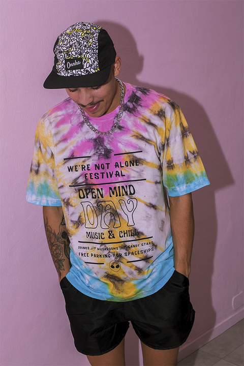 Camiseta Tie Dye Not Alone Festival