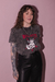 Camiseta Marmorizada Preta Hell Kitty - comprar online