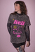 Camiseta Marmorizada Preta Calling Hell na internet