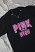 Camiseta Preta Pink Gets Me High - comprar online