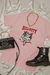 Camiseta Rosa Hell Kitty - MSA Haus | A loja mais legal de SP