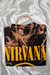 Camiseta Tie Dye Preta Nirvana na internet