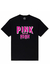 Camiseta Preta Pink Gets Me High