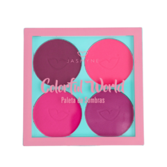 Paleta de Sombras Colorful World Rosa - Jasmyne - comprar online