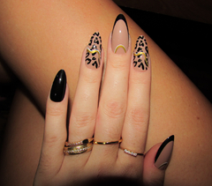 Unhas Postiças Animal Print 24 Unidades