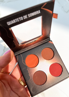 Paleta de Sombras Matte Estojo Marrom - Ludurana