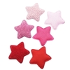 Aplique estrela veludo 4,6 x 4,6 cm - 2 unidades