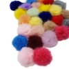 Meio pompom pelúcia 2,5 cm - 4 unidades