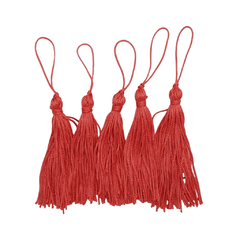 Pingente franja tassel 8 cm - 5 unidades - comprar online