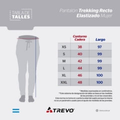 PANTALON SENDERO ELASTIZADO DAMA TREVO (CURT0089) - tienda online