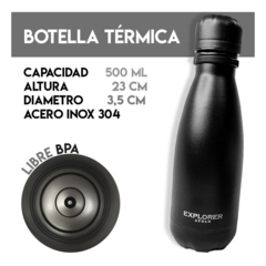 BOTELLA ACERO EXPLORER 500 ML (HE5718) - tienda online