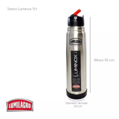 TERMO LUMILAGRO ACERO 1 LT (HE10156) - Camping Shop