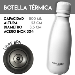 BOTELLA ACERO EXPLORER 500 ML (HE5718) - comprar online