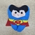 Dente Super-Man em feltro na internet