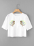 Camiseta Croped Two Angels