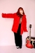 Casaco Trench Coat Vermelho Bite Me - comprar online