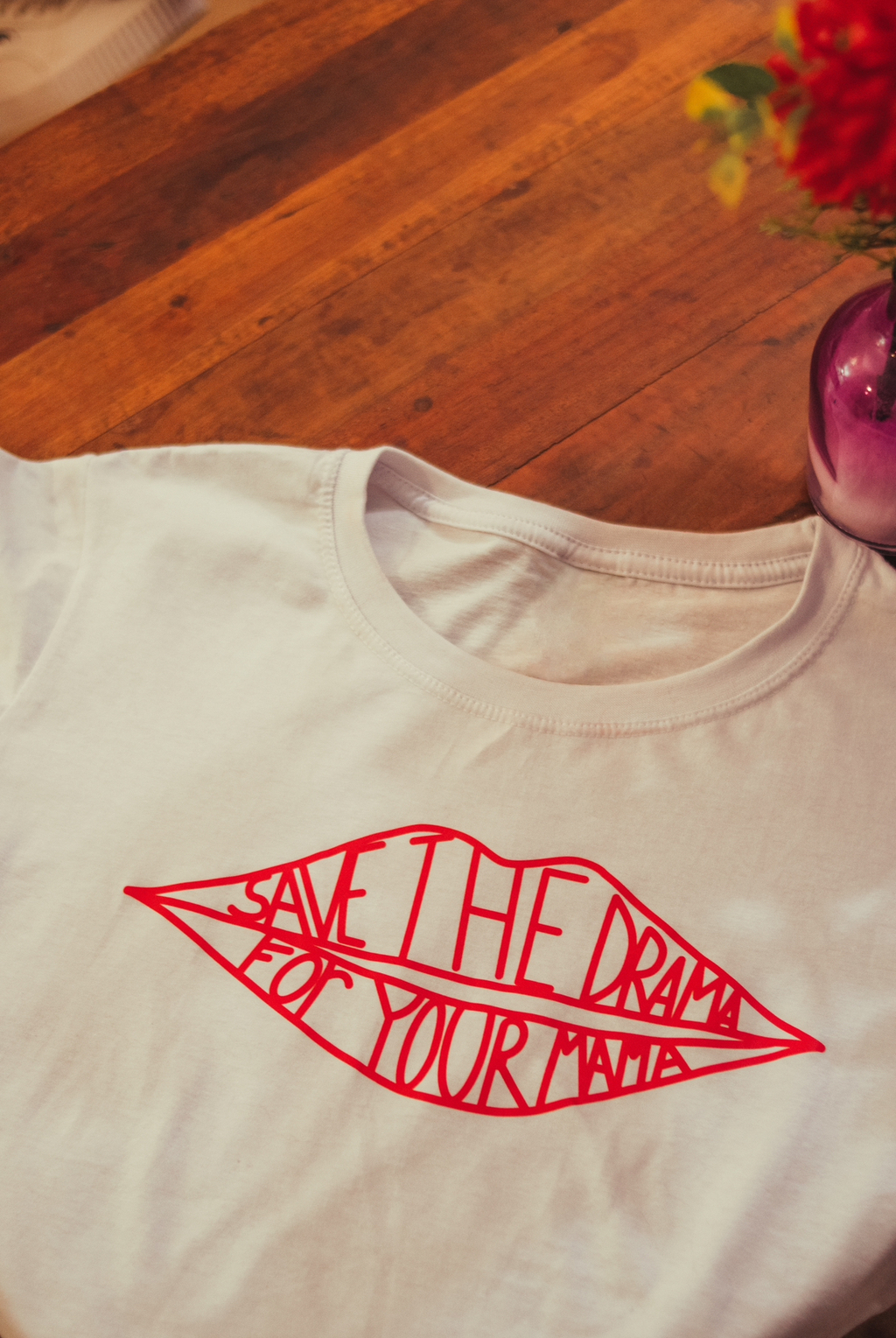 Save the drama for your mama camiseta hotsell