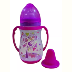 Mamadera Boca Ancha Infantec 3 Etapas Con Asas 300ml cod.P1363 - comprar online