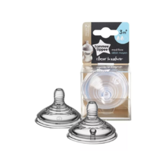 Tetinas de Silicona Closer To Nature Tommee 3m+ Tippee X2 cod.2320