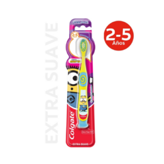 Cepillo dental Colgate Extra Suave 2-5 Años con PEGA POP