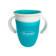 Vaso 360 ° Antiderrame y con Agarre Dispita cod.10677