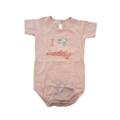 Body bordado unisex Godless I ♥ Daddy D0015 - PAÑAL ONCE