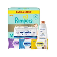 COMBO! Pampers Deluxe Protection + Set higiene Estrella