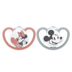 Chupete NUK Space Disney Mickey y Minnie Mouse 6-18m cod.0724 - comprar online