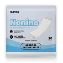 Nonino Apósitos Incontinencia Leve x20 - comprar online