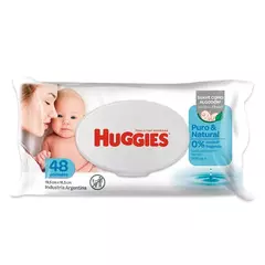 Huggies Toallitas Puro y Natural x 48 Unidades