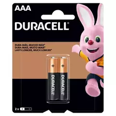 Pilas Duracell AAA x 2 Unidades