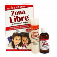 Set Locion Piojos y Liendres x60ml + Shampoo x70ml Zona Libre - comprar online
