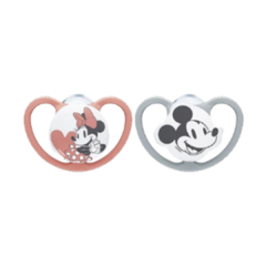 Chupete NUK Space Disney Mickey y Minnie Mouse 0-6m cod.0724 - comprar online