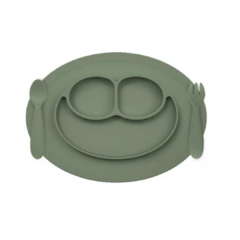 Plato De Silicona BIBS + Tenedor + Cuchara Mini Feeding cod.FO001 en internet