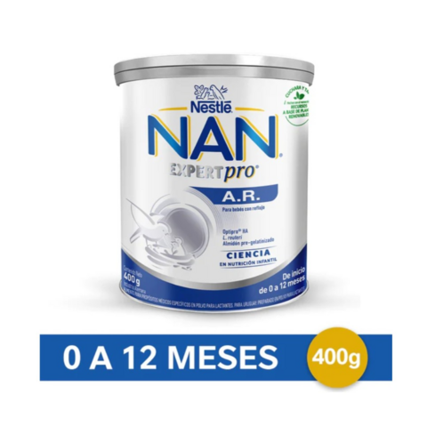 Nan Leche Infantil Lata Anti Reflujo x400gr