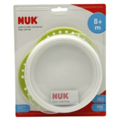 Plato Playo NUK Con Tapa y Asas 8m+ cod.5049 - comprar online