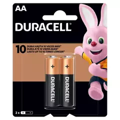 Pilas Duracell AA x 2 Unidades